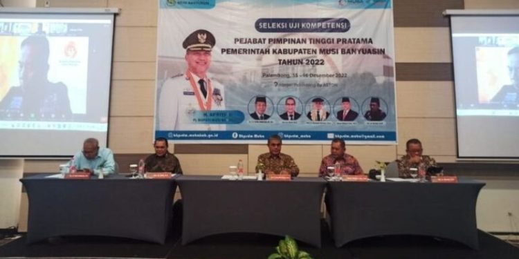 Belasan Pejabat Muba Ikuti Uji Kompetensi JPT