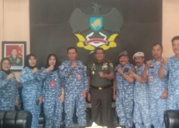 Danrem 043/Gatam Brigjen TNI Ruslan Effendy Terima Audensi Bakorwil FKBN Lampung