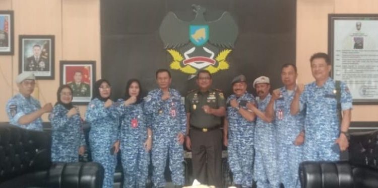 Danrem 043/Gatam Brigjen TNI Ruslan Effendy Terima Audensi Bakorwil FKBN Lampung