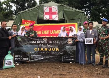 Aksi Sosial JMSI dan SMAN 18 Garut Dapat Pujian Komandan Pasukan Marinir