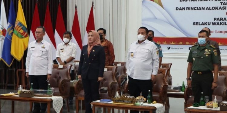 Gubernur Arinal Djunaidi Mengikuti Kegiatan Penyerahan DIPA dan TKDD Tahun Anggaran 2023 Oleh Presiden Republik Indonesia