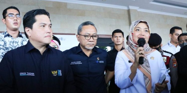 Fokus Terhadap Pembangunan Pangan Nasional Menteri BUMN RI Erick Thohir Apresiasi Kinerja Gubernur dan Wakil Gubernur Lampung