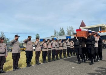 Polda Lampung Teriring Doa Untuk Mu Kusuma Bangsa