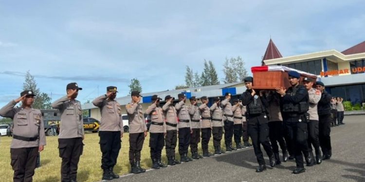 Polda Lampung Teriring Doa Untuk Mu Kusuma Bangsa