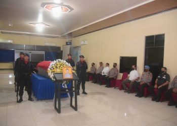 Kapolda Lampung Pimpin Penerimaan Jenazah Briptu (anumerta) Gilang Aji Prasetyo