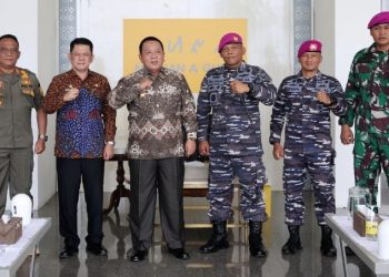 Terima Audiensi Danbrigif 4 Marinir/BS, Gubernur Arinal Ajak Bersinergi dalam Mendukung Pembangunan Lampung