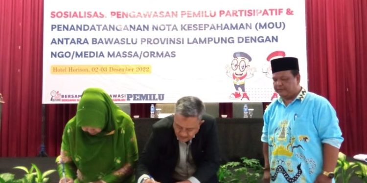 Bawaslu-JMSI Teken MOU Pengawasan Pemilu