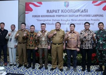 Gubernur Arinal Djunaidi Ajak Forkopimda, KPU dan Bawaslu Bangun Sinergitas Sukseskan Pemilu dan Pilkada Serentak Tahun 2024