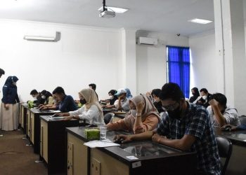 Laboratorium Komputer IIB Darmajaya Tempat Pelaksanaan CAT Calon Anggota PPK Bandarlampung