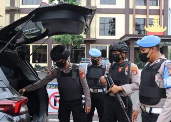 Antisipasi Teror Bom Polresta Tingkatkan Kewaspadaan