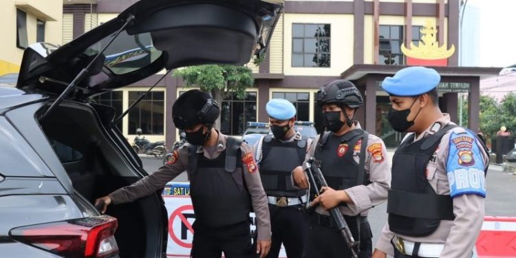 Antisipasi Teror Bom Polresta Tingkatkan Kewaspadaan