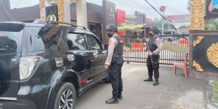 Tanggapi Tragedi Bom, Polres Lampung Timur Peketat Penjagaan