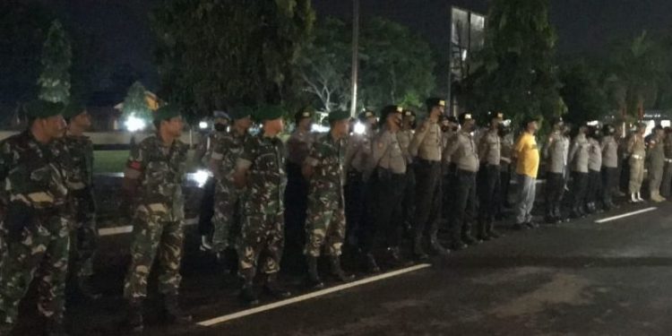 Beri Rasa Aman, Polres Lamtim Gelar Patroli Skala Besar