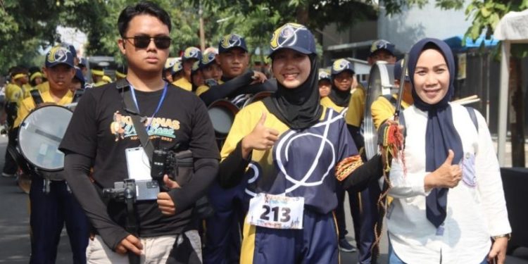 Tim Drumband Lampung Raih Medali Emas di Kejurnas Madiun