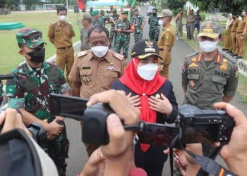 Prajurit Kodim 0410/KBL  Gembleng 400 Personel Pol PP Kota Bandar Lampung