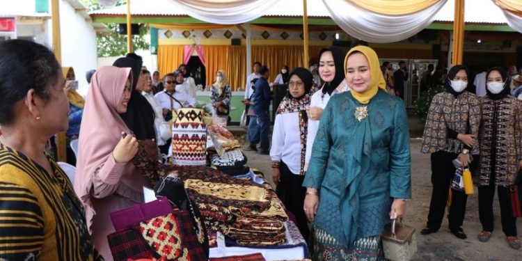 Gubernur Arinal Didampingi Ketua Dekranasda Kunjungi Desa Wisata Kampung Tapis