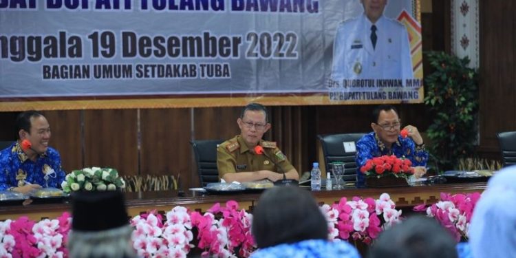 Sekdaprov Fahrizal Darminto Meminta Pj Bupati Tulangbawang Memastikan Kegiatan Pembangunan dan Pelayanan Publik Tetap Berjalan Sesuai Rencana