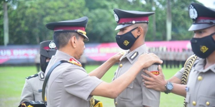 Kapolda Lampung Lantik 273 Bintara Remaja SPN Kemiling