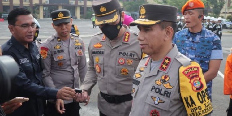 Polda Lampung tambah 255 Personil Back up Ops lilin Krakatau 2022