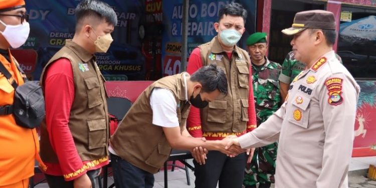 Pastikan Kesiapan Personel, Kapolresta Bandar Lampung Cek Pos Pengamanan Ops Lilin Krakatau 2022
