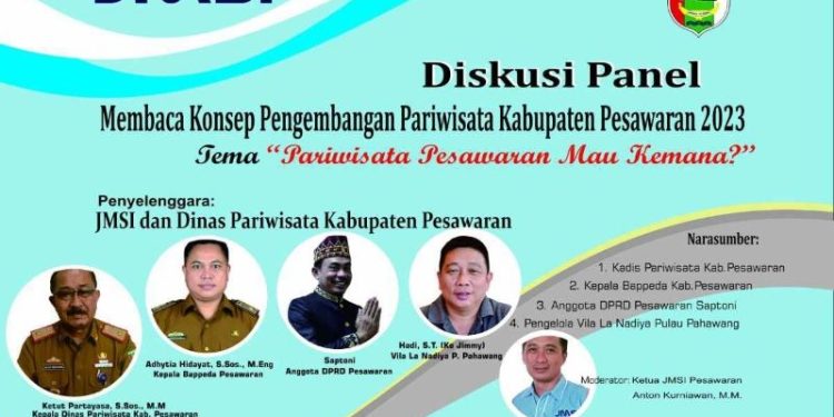 JMSI dan Dinas Pariwisata Siap Gelar Diskusi Membedah Arah Pengembangan Pariwisata Kabupaten Pesawaran