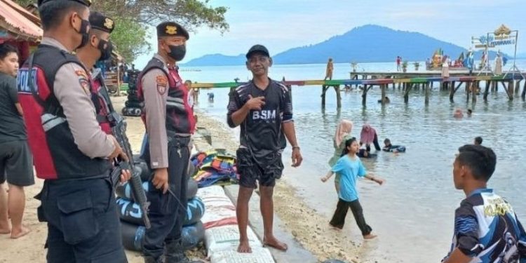 Polda Lampung Pantau Destinasi Objek Wisata
