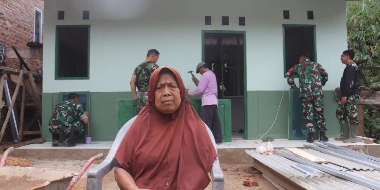 TNI-AD Wujudkan Impian Mbah Ruminah Miliki Rumah Layak Huni