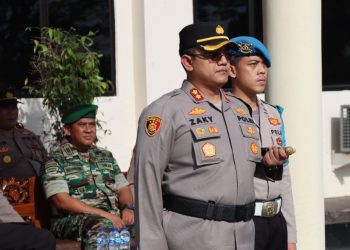 Kapolres Lamtim Pimpin Gelar Apel Pengamanan Tahun Baru 2023