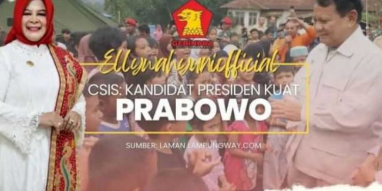 Prabowo Capres Terkuat, Gerindra Lampung Siap Kerja Habis-Habisan