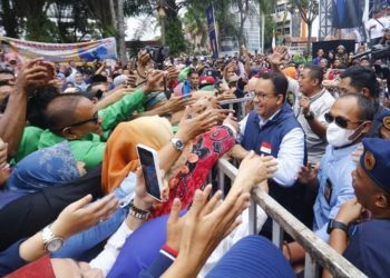 Hadiri Rapat Akbar Bersama Relawan, Anies Baswedan Diteriaki Presiden
