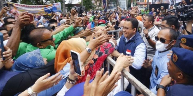 Hadiri Rapat Akbar Bersama Relawan, Anies Baswedan Diteriaki Presiden