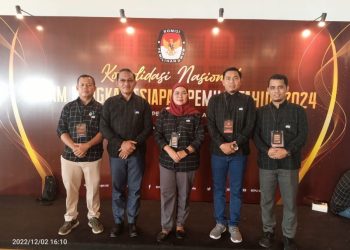 KPU Kampar Hadiri Acara Konsolnas KPU