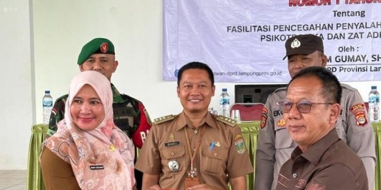 Ketua DPRD Lampung Gandeng BNN Sosialisasikan Pencegahan Narkotika di SMAN 1 Sendang Agung Lamteng