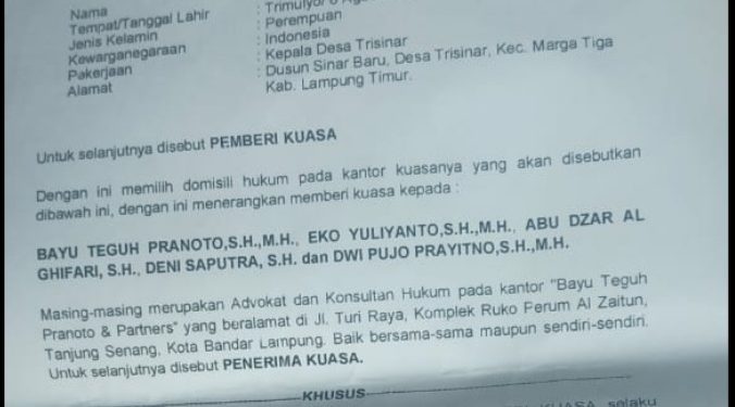 Nama Dosen FH Unila Masuk Tim Oknum Lawyer BTP