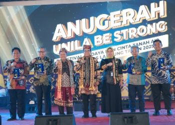 Pj. Gubernur Samsudin Hadiri Festival Kebudayaan dan Cinta Tanah Air Universitas Lampung 2025