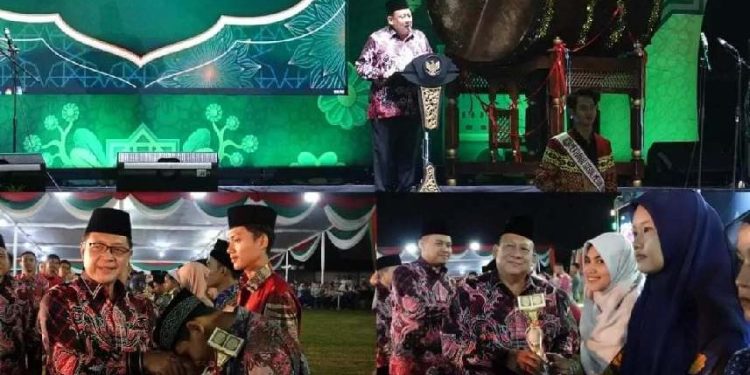 Wakil Walikota Deddy Amarullah Menutup MTQ Ke – 53 Tingkat Kota Bandar Lampung