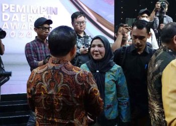 Walikota Eva Dwiana Menerima Anugerah Pemimpin Daerah Awards 2024