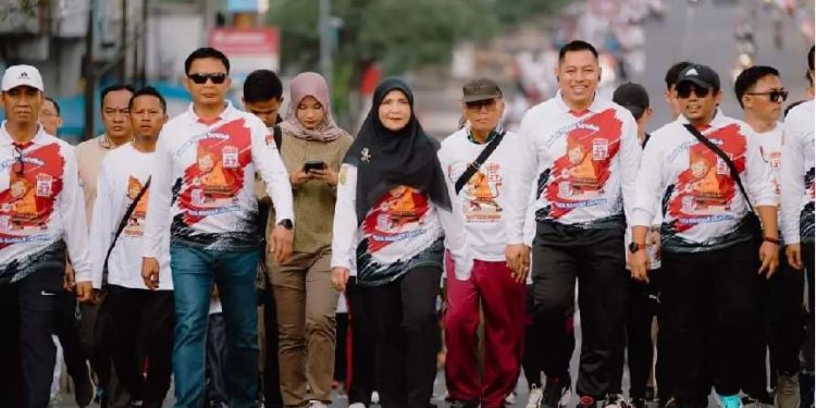 Walikota Eva Dwiana Hadiri Launching Maskot Pilkada Bandar Lampung 2024