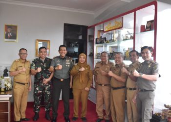 Walikota Bandar Lampung Terima Kunker Danrem 043/Gatam