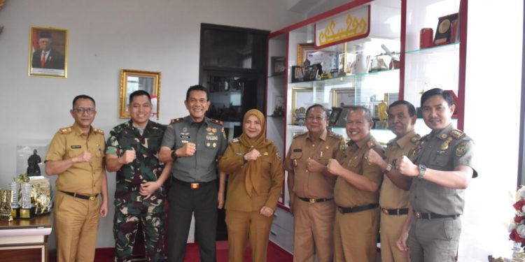 Walikota Bandar Lampung Terima Kunker Danrem 043/Gatam