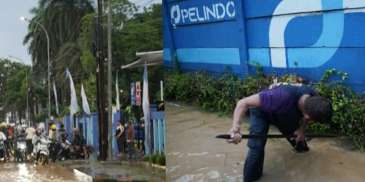 PT Pelindo Tutup Saluran Drainase, Rumah Warga Tergenang Air