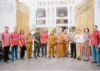 Walikota Eva Dwiana Graundbreaking Pembangunan Chinatown