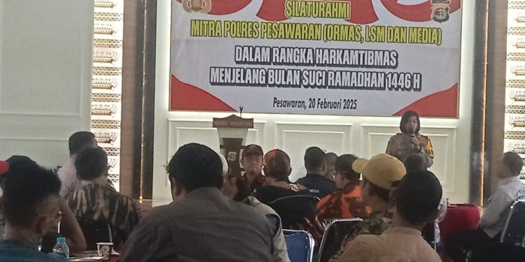 Jelang Putusan MK, Kapolres Pesawaran Ajak Masyarakat Jaga Kondusifitas