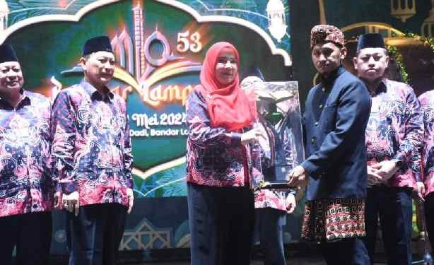 Walikota Bandar Lampung Eva Dwiana Resmi Membuka MTQ Ke-53