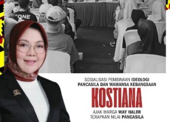 Wakil Ketua I DPRD Lampung Kostiana Ajak Masyarakat Terapkan Nilai Pancasila