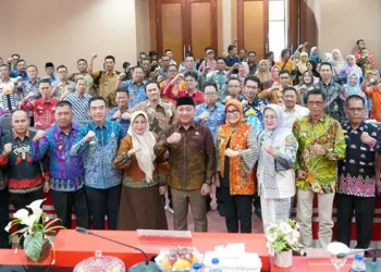 Hari Pertama Pasca Dilantik, Wabup M. Syaiful Anwar Pimpin Coffee Morning Bersama Pejabat Lamsel