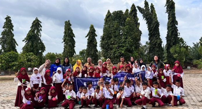 Mahasiswa KKN Unila Tingkatkan Kesehatan Lewat Program Dokter Cilik dan Sosialisasi PHBS di SD Lebung Sari