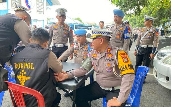 Ops Keselamatan Krakatau Pastikan Kesehatan Personel Operasi Dan Driver Bus Transportasi Umum