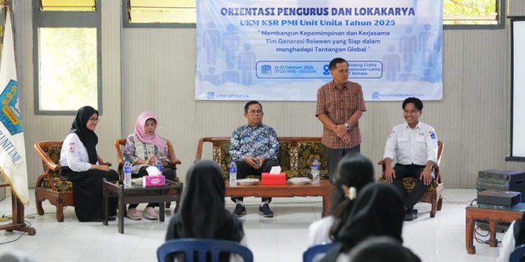 UKM KSR PMI Unit Unila Gelar Orientasi Pengurus dan Lokakarya 2025