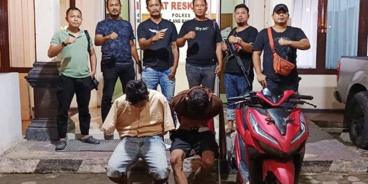 Tekab 308 Presisi Polres Tuba Tangkap Dua Pelaku Curas